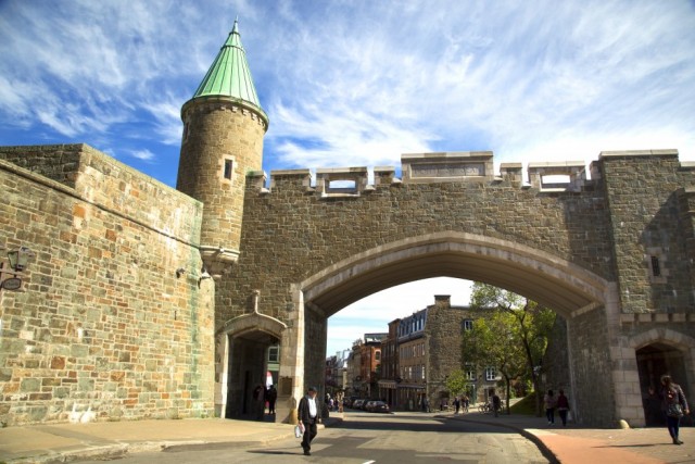 Les Fortification de Québec, dans le Vieux-Québec.